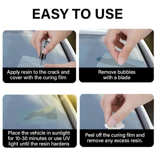 HOKE GlassFix — Windshield Chip & Crack Repair Kit